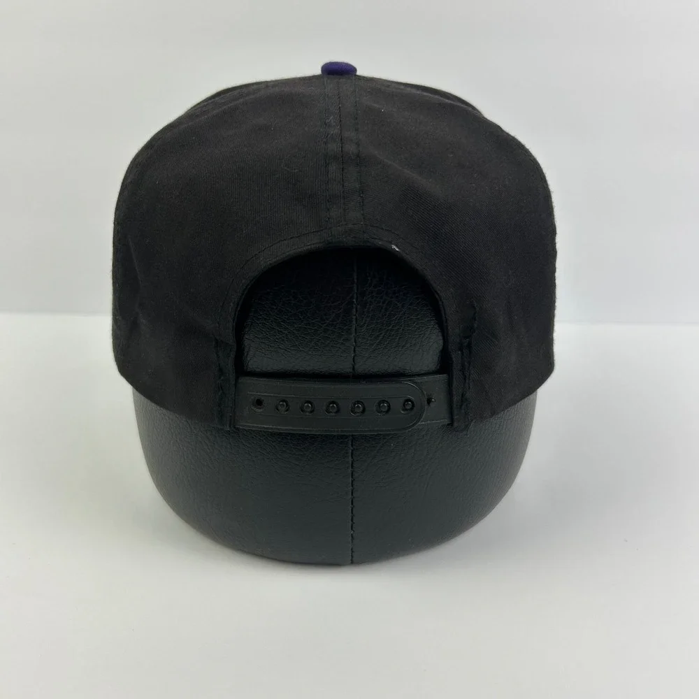 Vintage 90s Colorado Rockies Hat Cap Snap Back Adjustable Black MLB Baseball Men